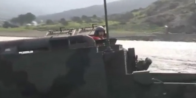 TSK zırhlısı Suriye'nin Çobanbey ilçesine girdi