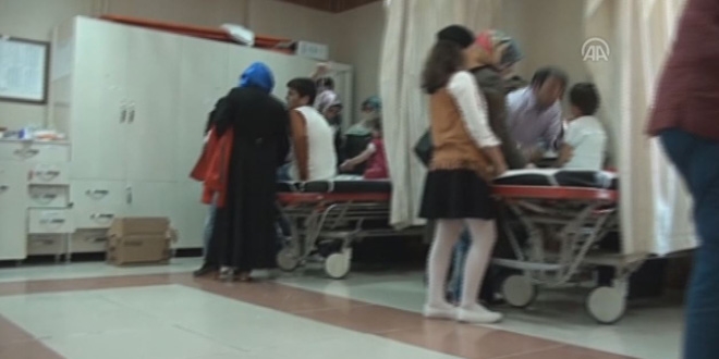 Erzurum'da 300 kii hastaneye bavurdu