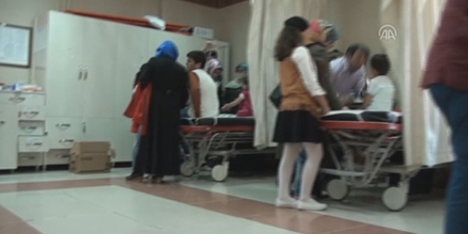 Erzurum'da 300 kişi hastaneye başvurdu