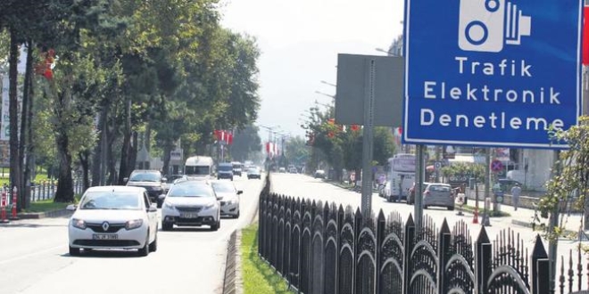 Bir yılda yarım milyon araca ceza