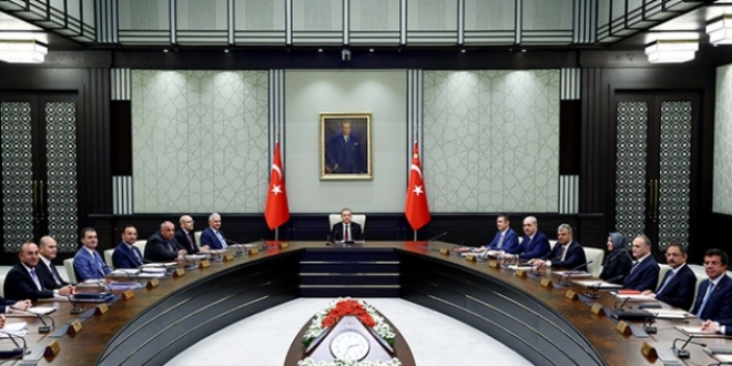 Bakanlar Kurulu, Erdoğan başkanlığında toplandı