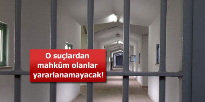 5 yıldan az cezası olan açık cezaevine