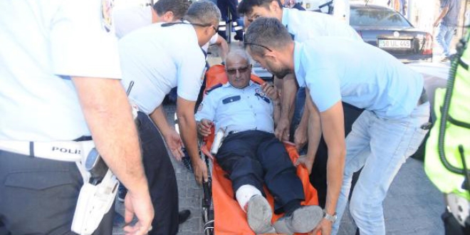 Nevşehir'de polise bıçaklı saldırı