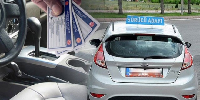 Ehliyet s�nav sonu�lar� a��kland�