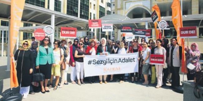 KADEM'den 'Sezgi i�in adalet' �a�r�s�