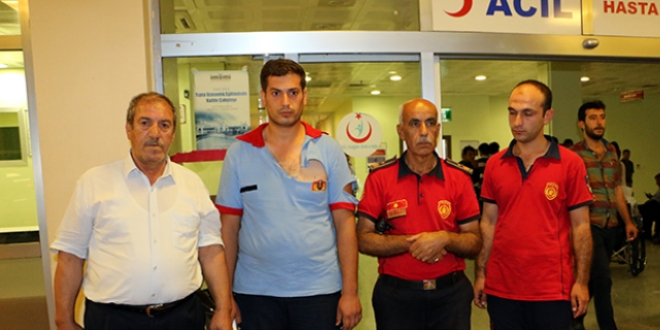 İtfaiye erinin darbedildiği iddiası