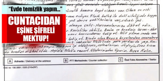 Cuntacdan eine ifreli mektup