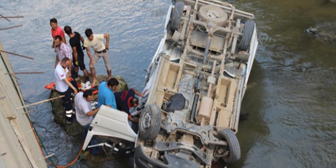 Giresun'da trafik kazası: 1 ölü, 1 yaralı
