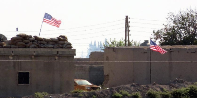 PYD 'karargah'nda ABD bayra