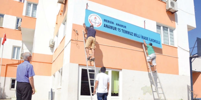 Bakanlığa devredilen FETÖ okulları yenilendi