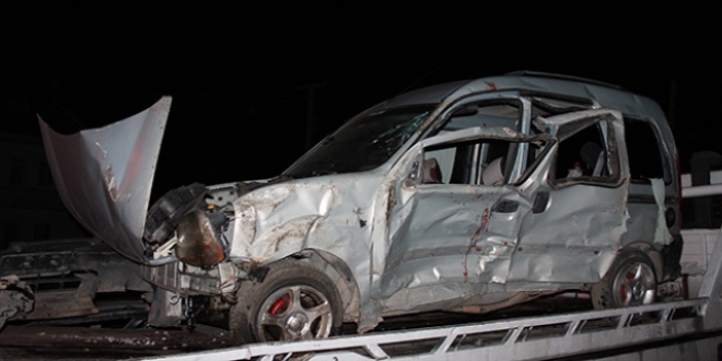 Aksaray'da trafik kazas: 1 l, 7 yaral