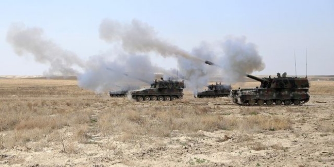 TSK: 37 DAEŞ hedefi 142 Fırtına mermisiyle vuruldu