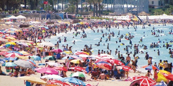 9 günde 700 bin yerli turist