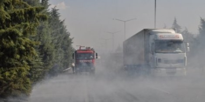 Balıkesir'de çıkan yangın 6. Ana Jet Üssü'ne sıçradı