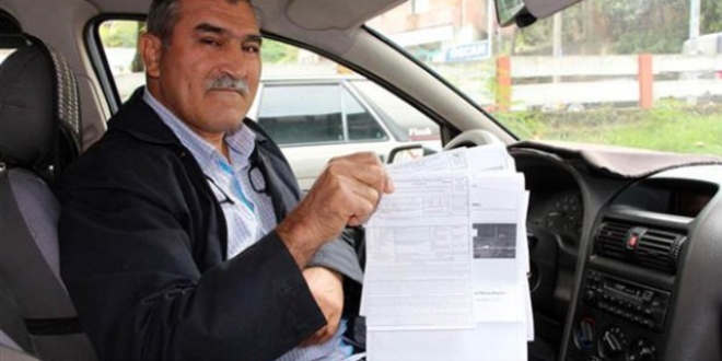Emekli öğretmen 6 radar cezasına tepki gösterdi