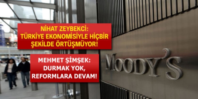 Zeybekci ve imek Moody's'in Trkiye kararn deerlendirdi