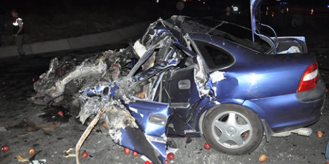 Konya'da trafik kazası: 2 ölü, 1 yaralı