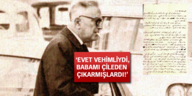 Abdülhamid'in oğlunun mektubu yayımlandı