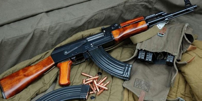 Gümüşhane'de 1 kalaşnikof tüfek ve 30 mermi ele geçirdi