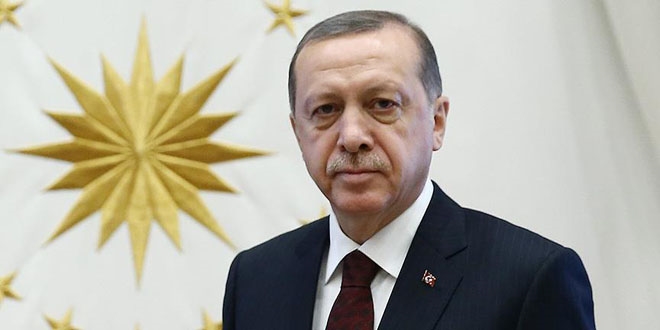 Erdoğan'dan şehit ailelerine taziye telgrafı