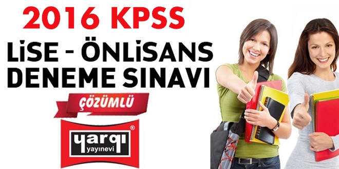 KPSS önlisans/lise deneme sınavı