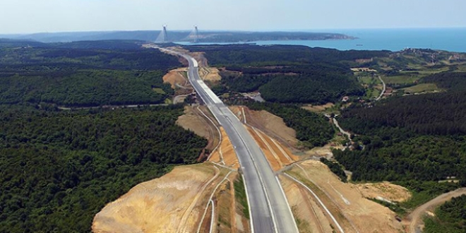 Kuzey Marmara Otoyolu gzergahna 604 bin fidan dikilecek
