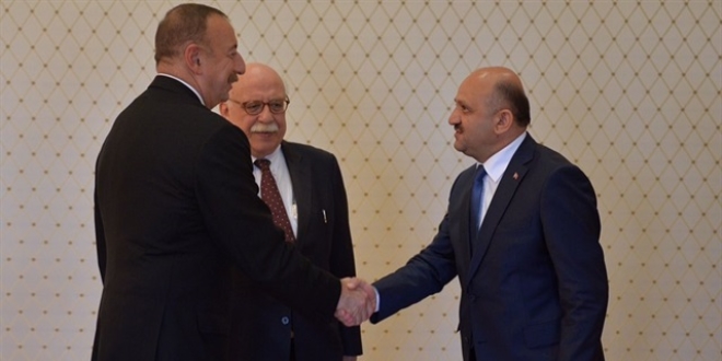 İlham Aliyev'den iki bakana Erdoğan ricası