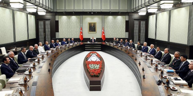 MGK, Cumhurbaşkanı Erdoğan başkanlığında toplandı
