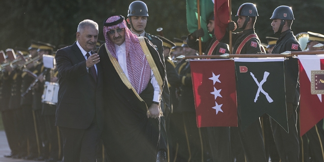 Başbakan, Suudi Veliaht Prensi ile bira araya geldi
