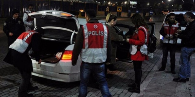 Ankara'da bin 200 polisin katlm ile asayi uygulamas
