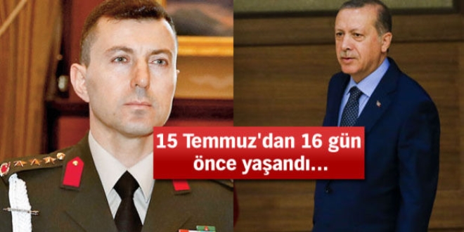 Cumhurbaşkanı Erdoğan, yaverini 'Çakı'yla sınadı