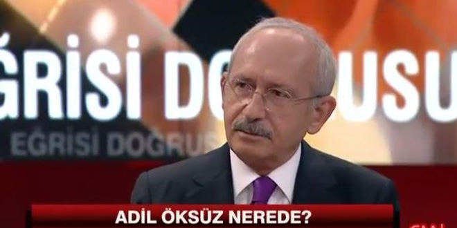 Kılıçdaroğlu: Adil Öksüz'ün öldürülme ihtimali var