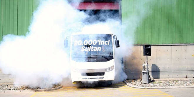 Otokar'ın 20 bininci 'Sultan'ı banttan indi
