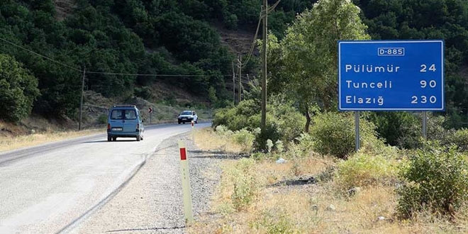 Tunceli-Erzincan karayolu trafiğe kapatıldı