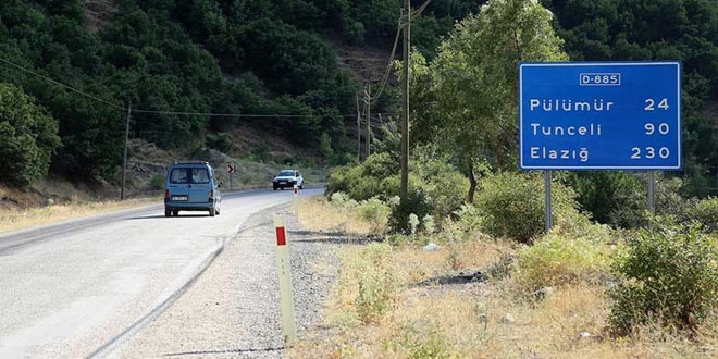 Tunceli-Erzincan karayolu trafie kapatld