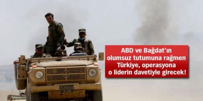 Trkiye, 'Musul Operasyonu'na Pemergeyle katlacak
