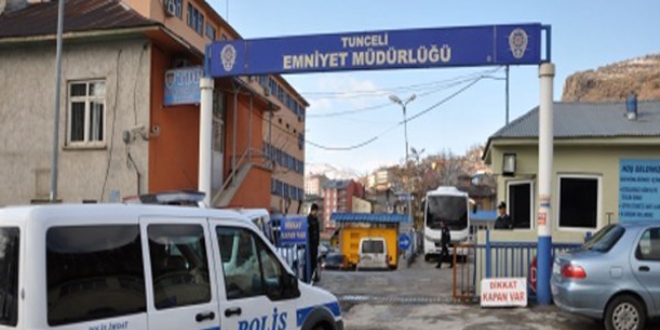 Tunceli'de 4 emniyet personeli gözaltına alındı