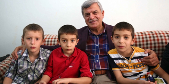 Recep, Tayyip, Erdoğan adlı üçüzler 7 yaşında