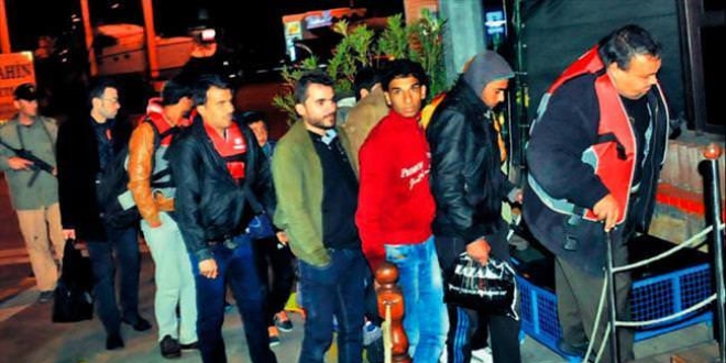 Antalya Manavgat'ta 31 kaak gmen yakaland