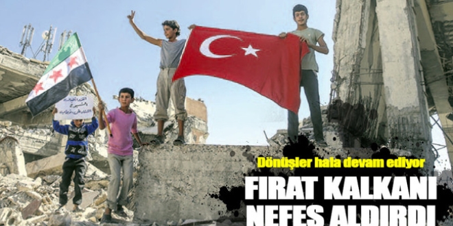 Fırat Kalkanı nefes aldırdı
