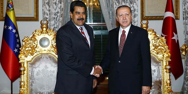 Erdoğan, Venezuela Devlet Başkanı Maduro görüştü