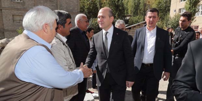 İçişleri Bakanı Soylu, Yüksekova'da