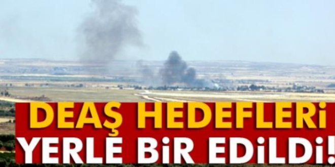 Fırat Kalkanı Harekatı'nın 49. gününde 91 DEAŞ hedefi vuruldu
