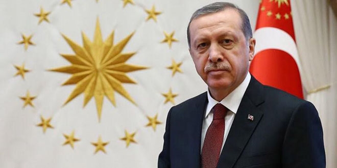 Erdoğan'dan şehit ailelerine taziye telgrafı