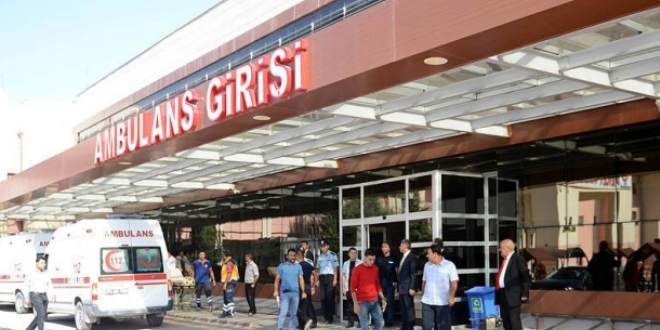 Yaral� 10 �SO mensubu, Kilis'te tedavi alt�na al�nd�