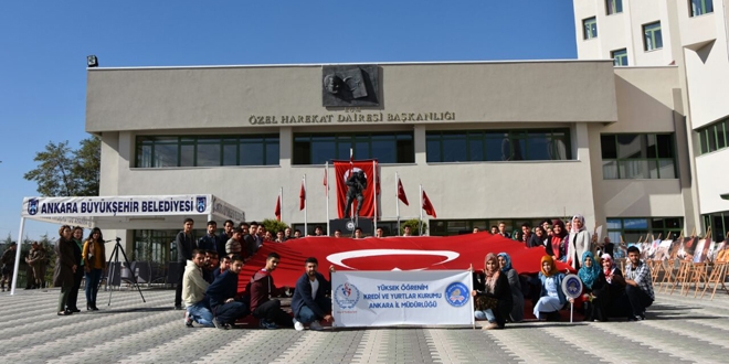 600 öğrenci, Gölbaşı Özel Harekat D. Bşk. ziyaret etti