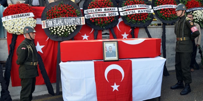 Şehit Uzman Çavuş, memleketi Kahramanmaraş'ta toprağa verildi