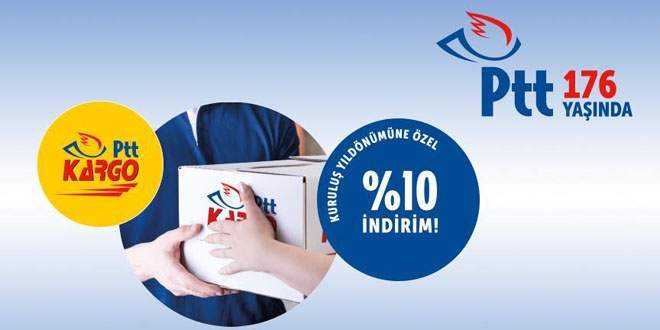 PTT'den herkese yüzde 10 indirim