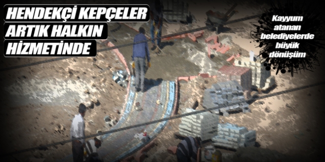 Hendekçi kepçeler artık halkın hizmetinde