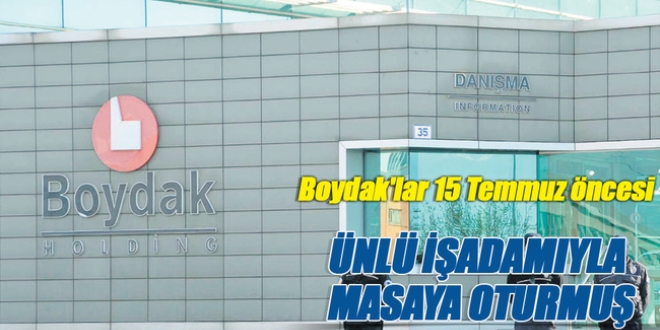 Boydak 15 Temmuz �ncesi sat��a ��kt�